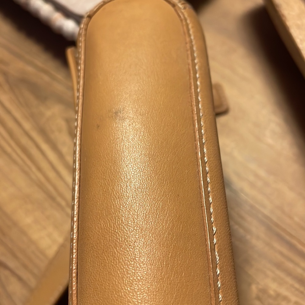Camel Croco Crossbody